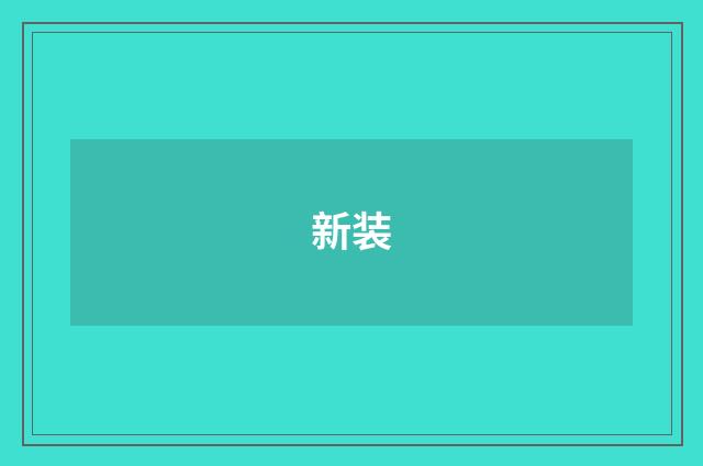新装