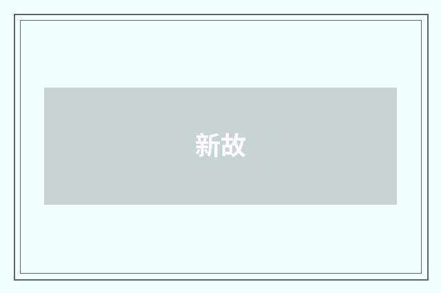新故