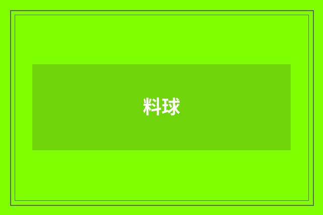 料球