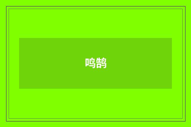 鸣鹄