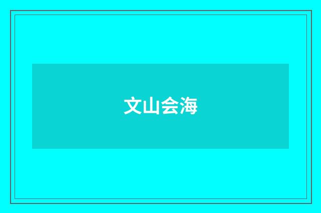 文山会海