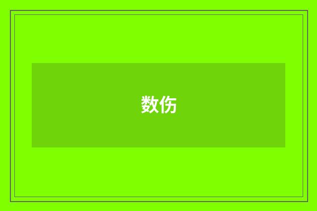 数伤