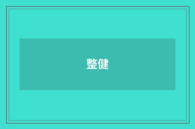 整健