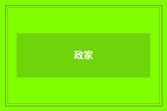 政家