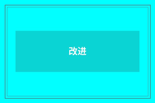 改进