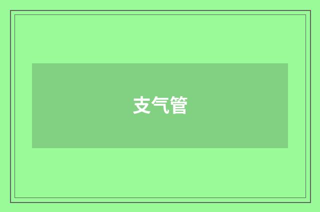支气管