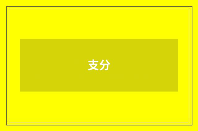 支分