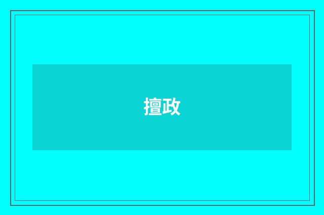 擅政