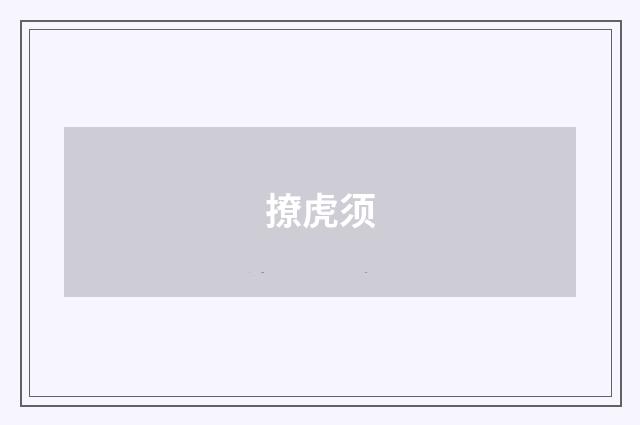 撩虎须