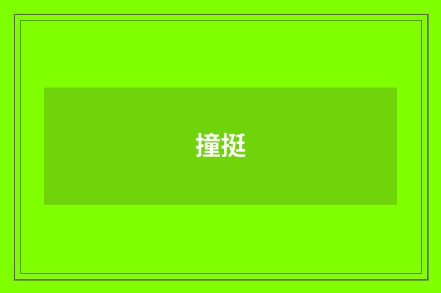撞挺