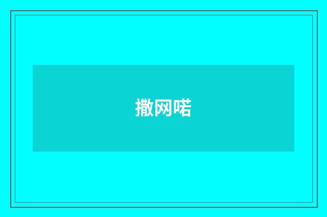 撒网喏