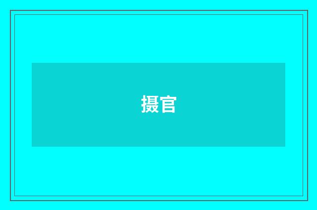 摄官