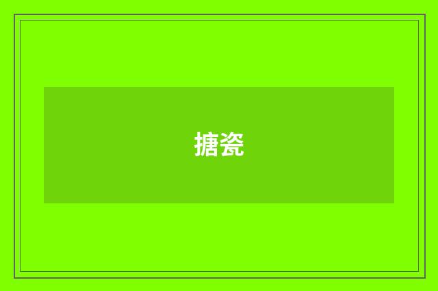 搪瓷