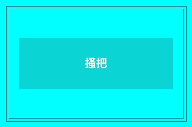 搔把