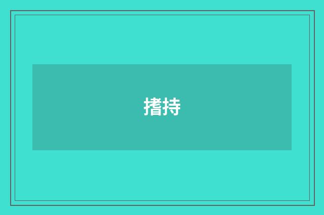 搘持