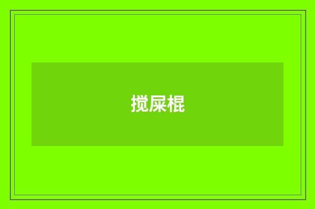 搅屎棍