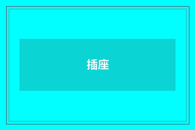插座