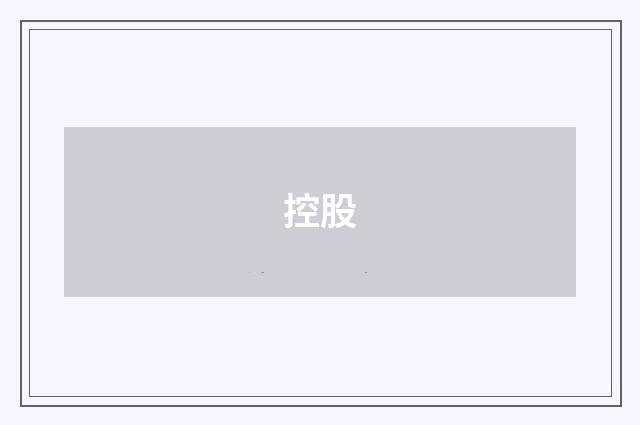 控股
