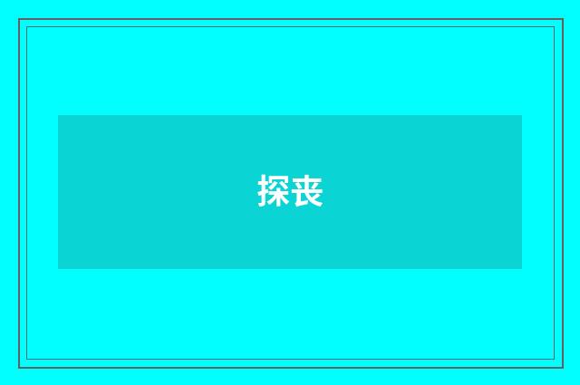 探丧