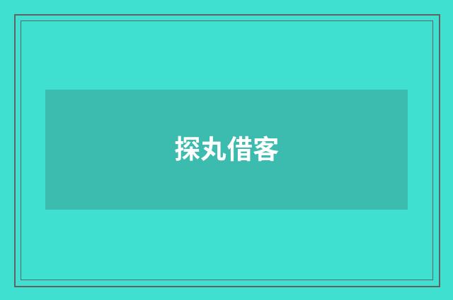 探丸借客