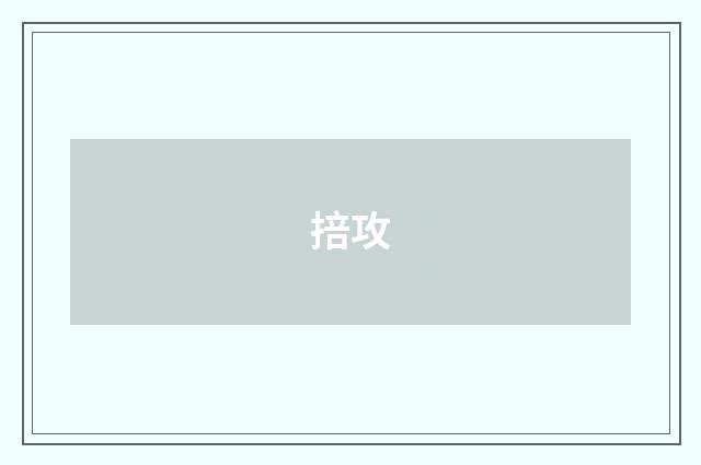 掊攻