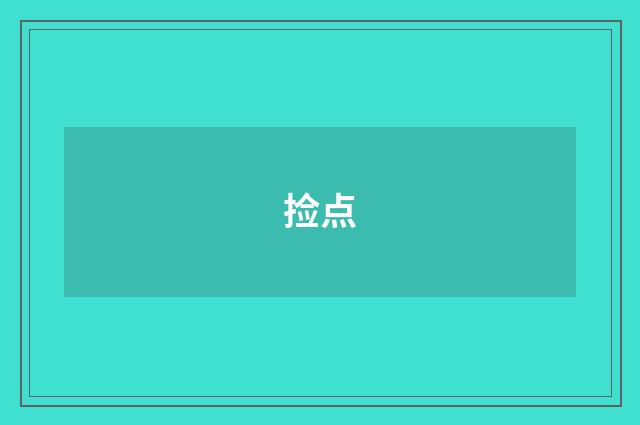 捡点