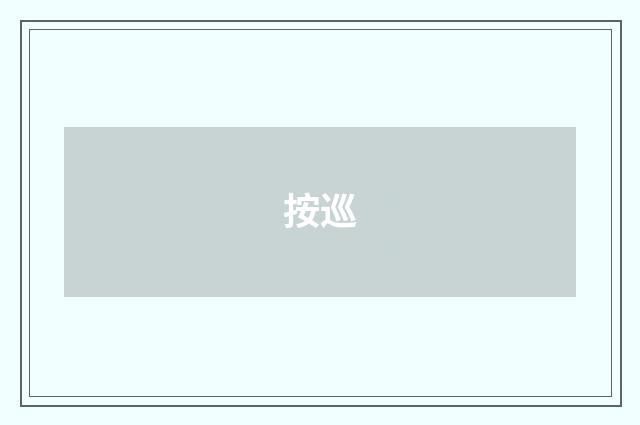按巡