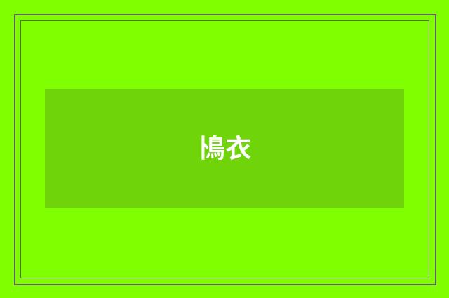 鳪衣