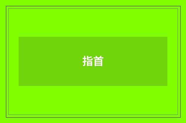 指首