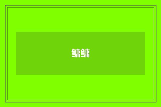 鳙鳙