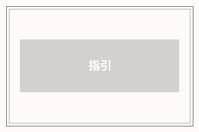 指引
