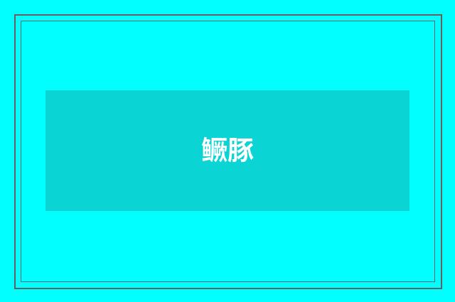 鳜豚
