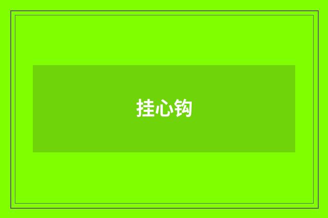挂心钩