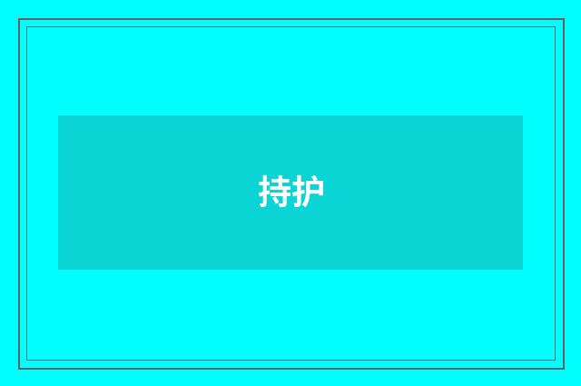持护