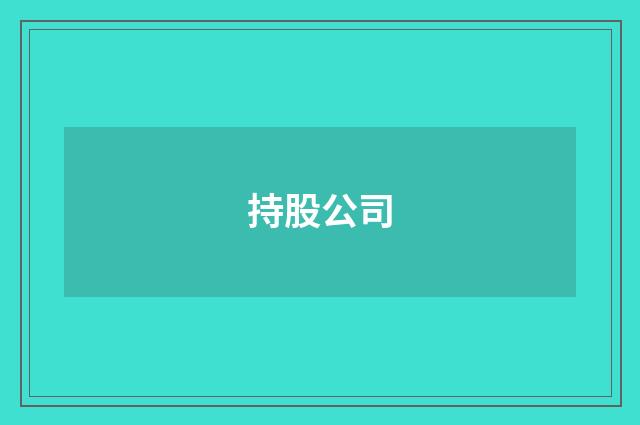 持股公司