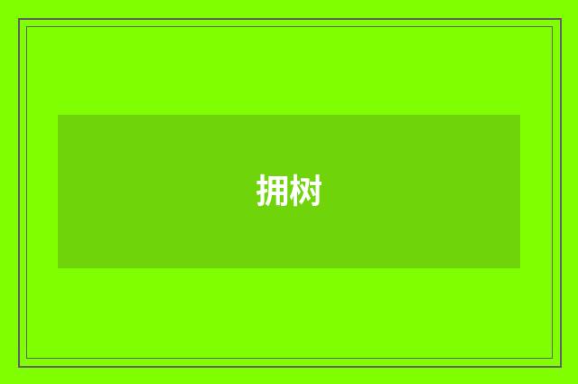拥树