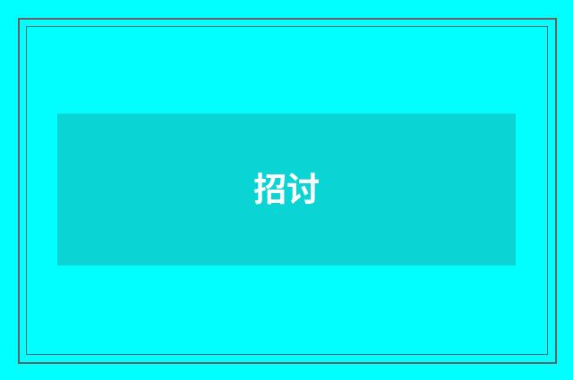 招讨