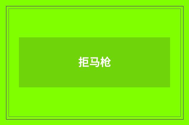 拒马枪