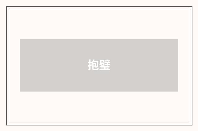 抱璧