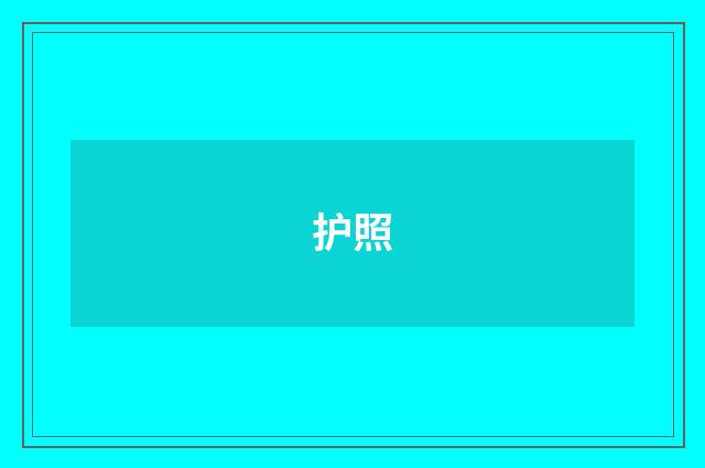 护照
