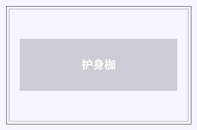 护身枷