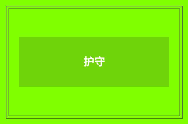 护守