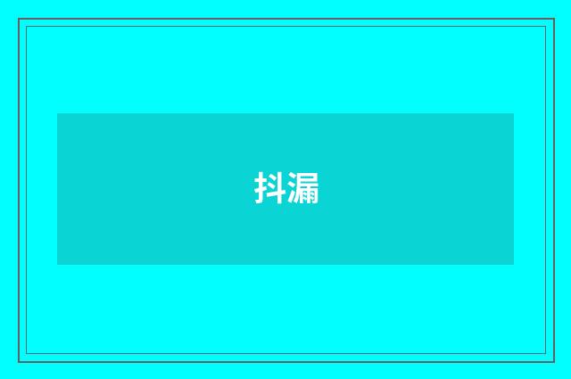 抖漏