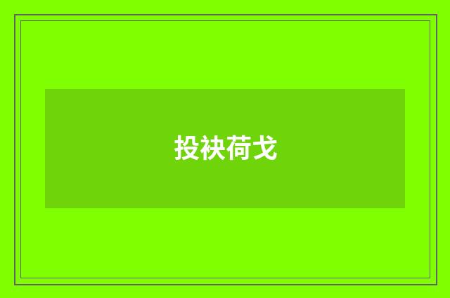 投袂荷戈