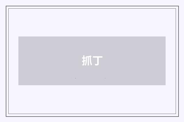 抓丁