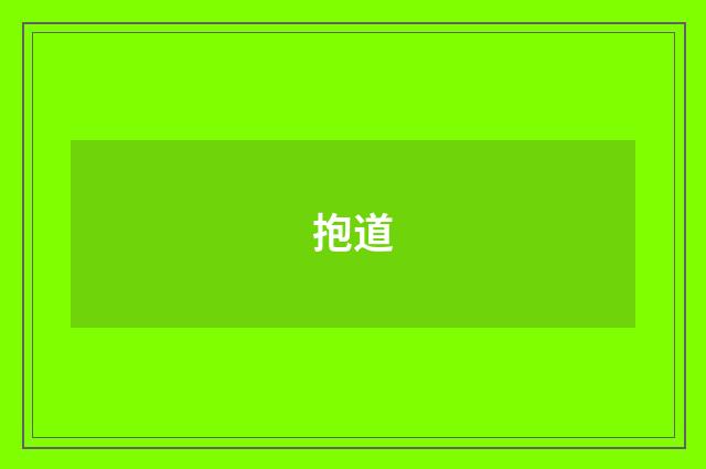 抱道