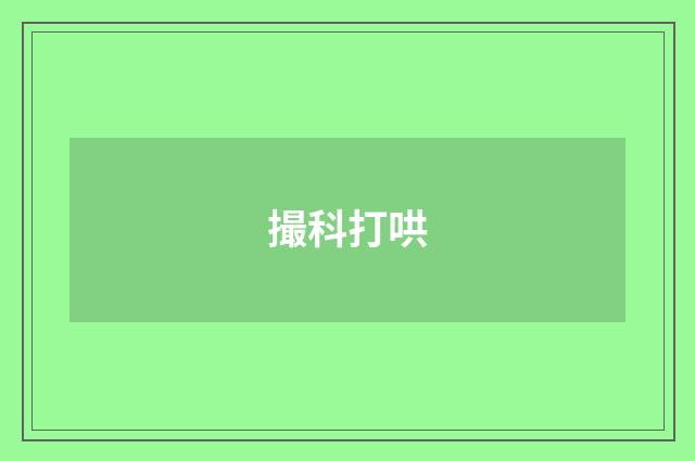 撮科打哄