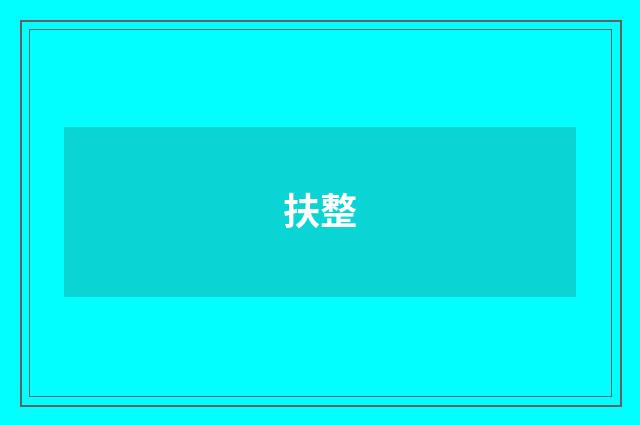扶整