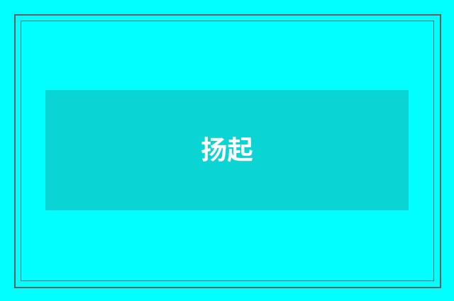扬起