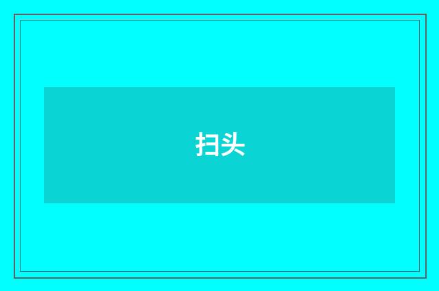 扫头